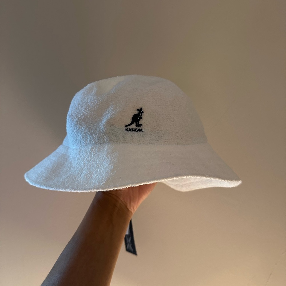Kangol White Bucket Hat